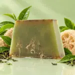 Σαπούνι με ζεόλιθο MED® πράσινο τσάι και λούφα - Αποτοξινωτικό & αντιοξειδωτικό. Ιδανικό για την απολέπιση της επιδερμίδας