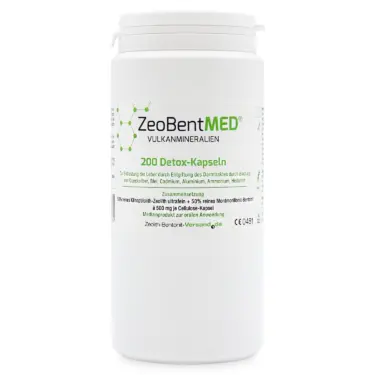 Zeobent MED® - mixture of Zeolite MED® and Bentonite MED® - Capsules