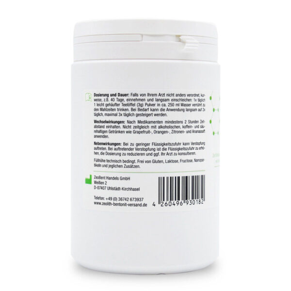 Φυσικός Μοντμοριλλονίτης Μπεντονίτης MED® detox - εξαιρετικά λεπτή πούδρα έως 16 μικρά - 700 γραμμάρια
