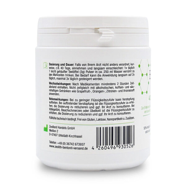 Μπεντονίτης MED® detox και πίτουρο από βιολογικό Ψύλλιο - 400 γραμμάρια