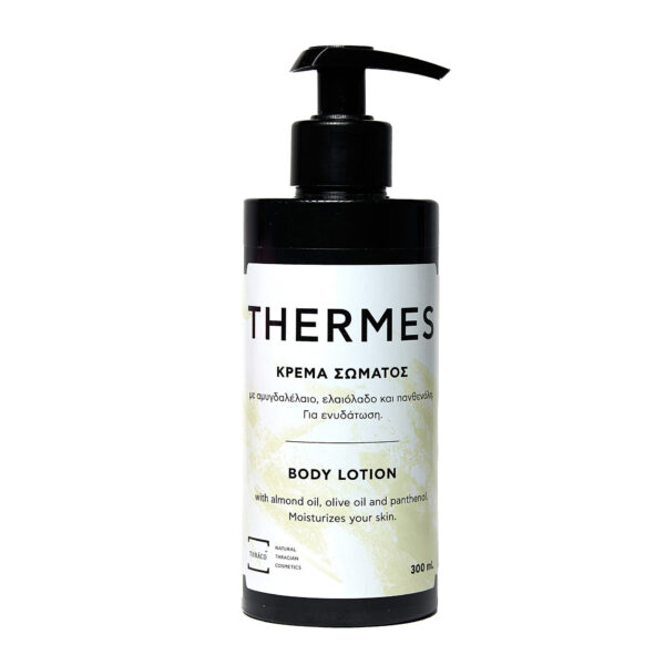 Thermes - Ενυδατική κρέμα σώματος με αμυγδαλέλαιο, ελαιόλαδο και πανθενόλη - 300ml