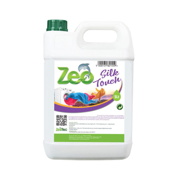 ZeoSilk Touch - Νέο υγρό μαλακτικό ρούχων με άρωμα λουλουδιών και νότες Ανατολής - 5 λίτρα