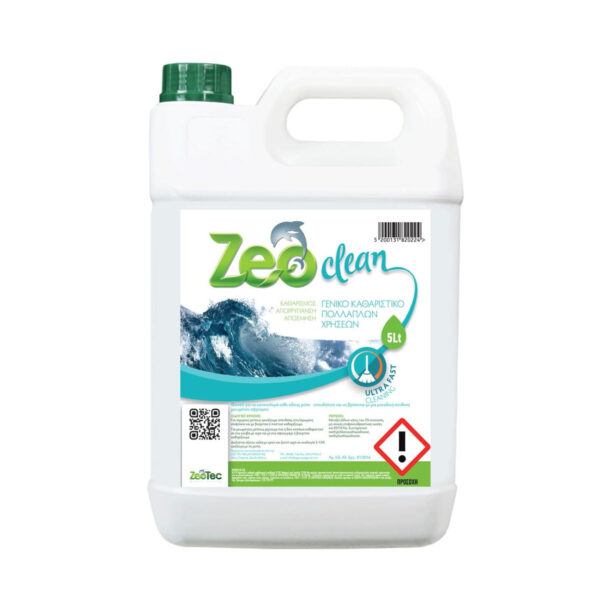 ZeoClean - Ήπιο αλκαλικό καθαριστικό πολλαπλών χρήσεων - 5 λίτρα - Νέα σύνθεση