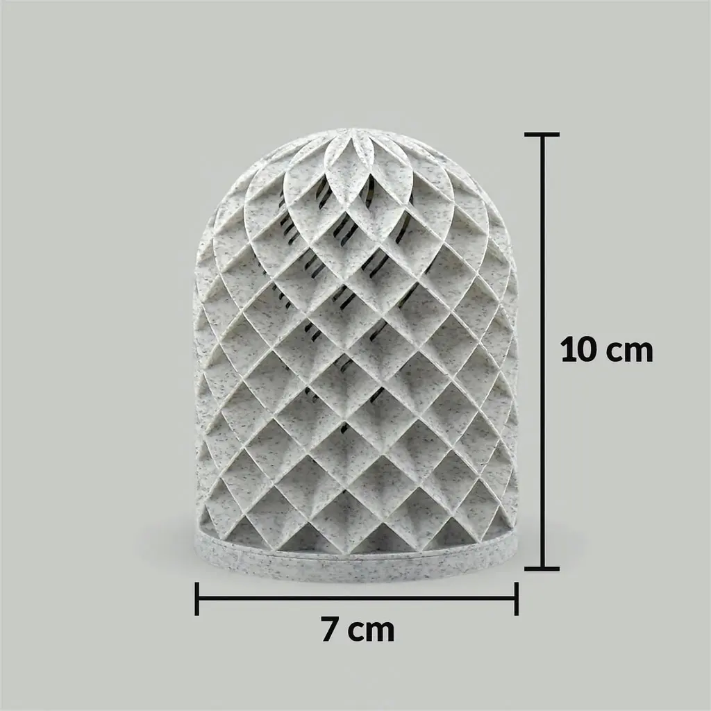 ZeoBreeze – Φυσικό Αποσμητικό Χώρου με Ζεόλιθο | 3D Printed Eco Design