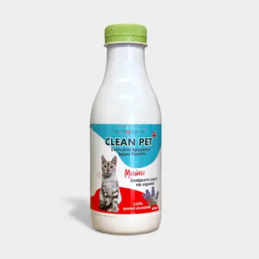 Clean Pet με άρωμα λεβάντα - Φυσικό πρόσθετο απόσμησης λεκάνης γάτας με ζεόλιθο και άλλα φυσικά ορυκτά - 400gr