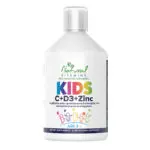 Vegan Kids Vitamin C + D3 + Zinc Orange Flavour - 500 ml